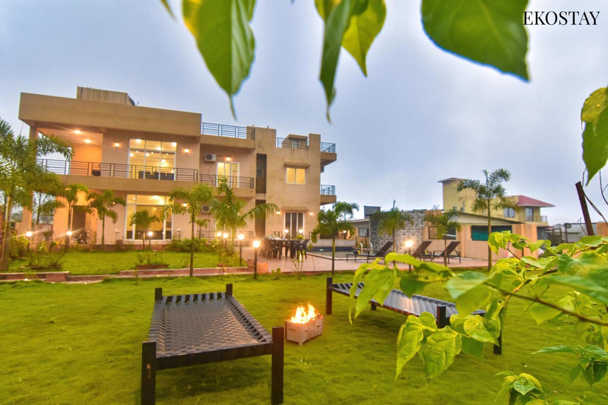Eko Stay - Octagon Farms Villa Lonavala Luaran gambar